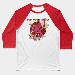 Octopizza Baseball T-Shirt